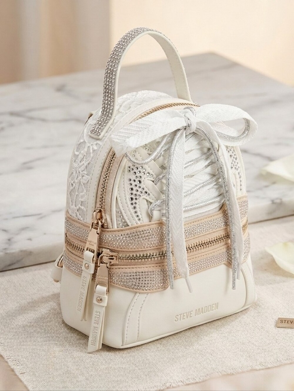 STEVE MADDEN BROARING Bag in Multi-White - Picture 1 of 16